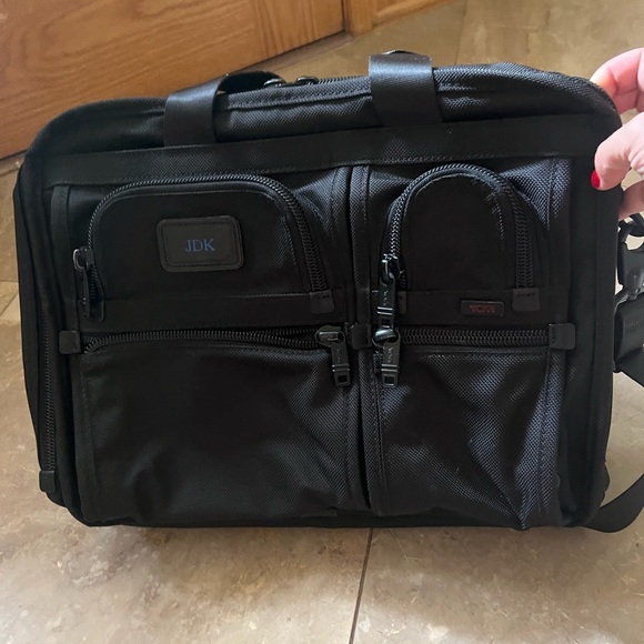 TUMI briefcase (initials can be changed)